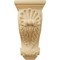 Ekena Millwork 4 1/2"W x 5"D x 10"H Medium Shell Corbel, Alder CORW04X05X10SHAL - alternate 3